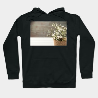 A bouquet of gypsophila flowers Hoodie